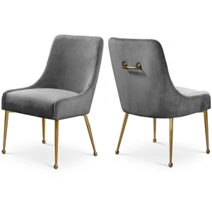 Meridian Furniture Owen Velvet Dining Chair (Set of 2)