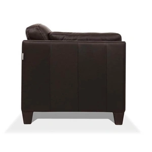 ACME Matias Leather Sofa, Chocolate