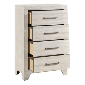 Homelegance Aspen PU Veener/Wood 4-Drawer Chest, Dusty Gray Oak