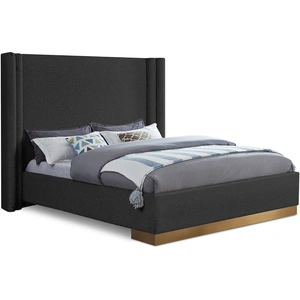 Meridian Furniture Halton Boucle Fabric Bed