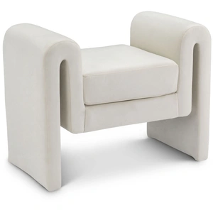 Meridian Furniture Stylus 31.5-inch Velvet Bench