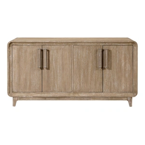 Homelegance Wilshire Wood Server with 4 Doors, Natural