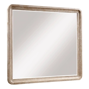 Homelegance Wilshire Rectangular Wood Mirror, Natural