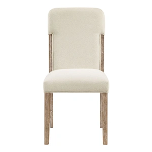 Homelegance Wilshire Wood/Fabric Side Chair, Beige (Set of 2)