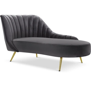 Meridian Furniture Margo Velvet Chaise Lounge