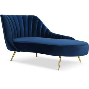 Meridian Furniture Margo Velvet Chaise Lounge