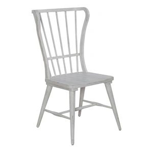 Liberty Furniture River Place Round Farmhouse Dining Room Set | Liberty, Riverstone White & Tobacco