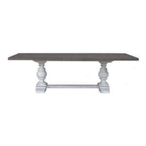 Liberty Furniture River Place Extendable Farmhouse Trestle Dining Table