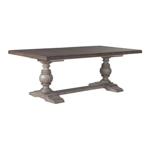 Liberty Furniture River Place Extendable Farmhouse Trestle Dining Table