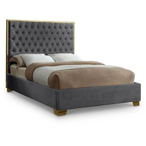 Meridian Furniture Lana Velvet Bed