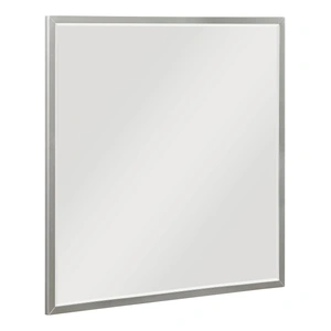 Homelegance Linea Square Wood Mirror, Pearl White