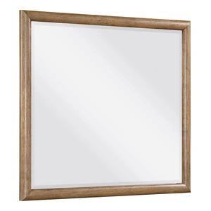 Homelegance Sonoma Rectangular Wood Mirror, Brown