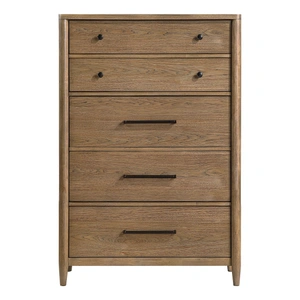 Homelegance Sonoma Wood 5-Drawer Chest, Brown
