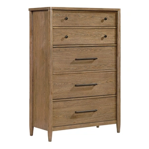 Homelegance Sonoma Wood 5-Drawer Chest, Brown