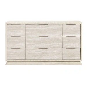 Homelegance Noctis LED Lighting 9-Drawer Dresser, Beige