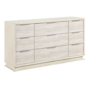 Homelegance Noctis LED Lighting 9-Drawer Dresser, Beige