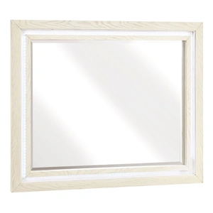 Homelegance Noctis Rectangular LED Lighting Mirror, Beige