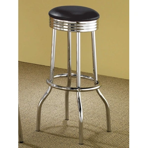 Coaster Theodore Leatherette Top Bar Stool with Metal Base (Set of 2)