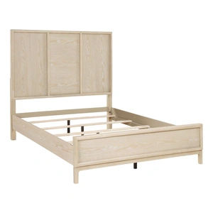 Homelegance Oakmont Wood Panel Bedroom Set in Light Brown