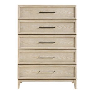 Homelegance Oakmont Wood 5-Drawer Chest, Light Brown
