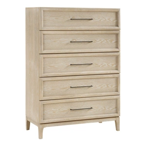 Homelegance Oakmont Wood 5-Drawer Chest, Light Brown