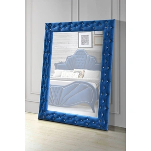 ACME Dante Velvet/Wood Accent Floor Mirror