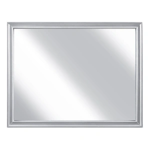 Homelegance Anatole Rectangular Wood Mirror, Silver