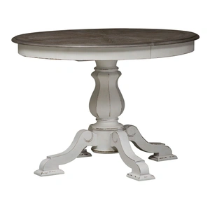 Liberty Furniture Magnolia Manor Extendable Pedestal Dining Table