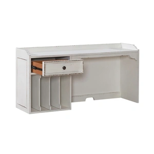 Liberty Furniture Magnolia Manor Antique White Wood Desk Hutch | Liberty, Antique White & Weathered Bark
