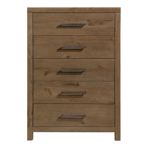 Homelegance Matisse Wood 5-Drawer Chest, Brown
