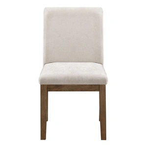 Homelegance Matisse Fabric/Wood Side Chair, Light Gray (Set of 2)