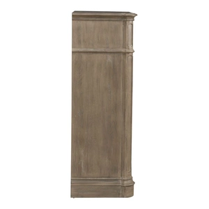 Liberty Furniture Magnolia Manor Wood Chest w/5 Drawers, Weathered Bisque
