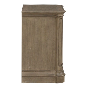 Liberty Furniture Magnolia Manor Wood Nightstand w/2 Drawers, Weathered Bisque