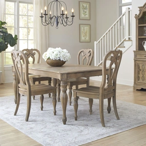 Liberty Furniture Magnolia Manor 90-inch Extendable Dining Set | Liberty Furniture