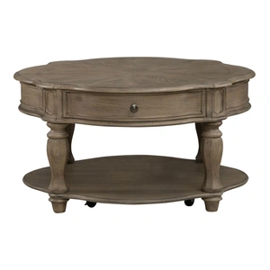 Liberty Furniture Magnolia Manor Round Cocktail Table Set | Liberty Furniture