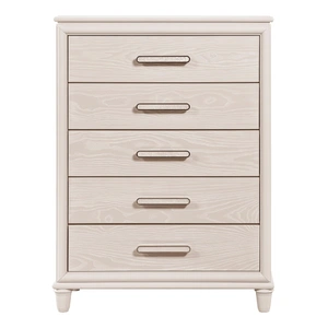 Homelegance Montrose Wood 5-Drawer Chest, White