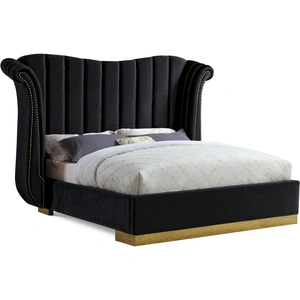 Meridian Furniture Flora Velvet Bed