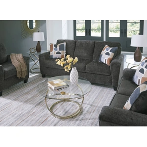 Ashley Furniture Erinslane Polyester Living Room Set, Dusk