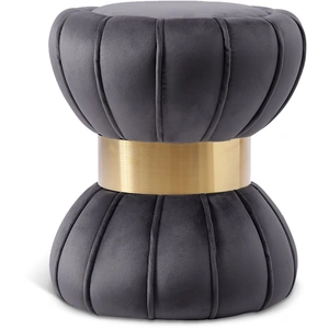 Meridian Furniture Vino Velvet Ottoman/Stool