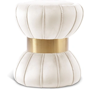Meridian Furniture Vino Velvet Ottoman/Stool