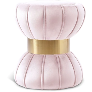 Meridian Furniture Vino Velvet Ottoman/Stool