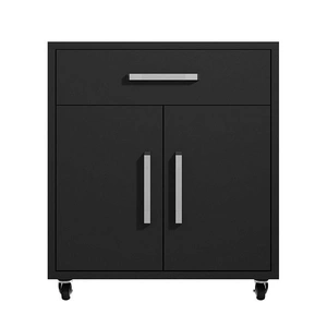 Manhattan Comfort Eiffel 28.35-inch Mobile Garage Storage Cabinet w/1 Drawer