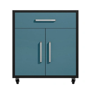 Manhattan Comfort Eiffel 28.35-inch Mobile Garage Storage Cabinet w/1 Drawer