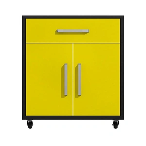 Manhattan Comfort Eiffel 28.35-inch Mobile Garage Storage Cabinet w/1 Drawer
