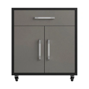 Manhattan Comfort Eiffel 28.35-inch Mobile Garage Storage Cabinet w/1 Drawer