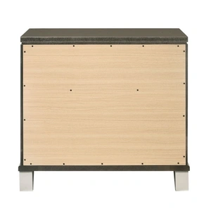 ACME Skylar Wood Nightstand w/2 Drawers, Dark Champagne