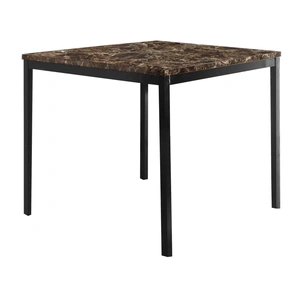 Homelegance Tempe Transitional Iron Counter Dining Table, Brown