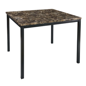 Homelegance Tempe Transitional Iron Counter Dining Table, Brown
