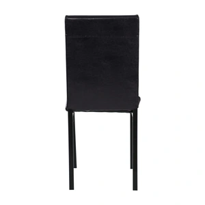 Homelegance Tempe Transitional Vinyl/Iron Dining Chair, Brown (Set of 4)