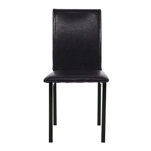 Homelegance Tempe Transitional Vinyl/Iron Dining Chair, Brown (Set of 4)